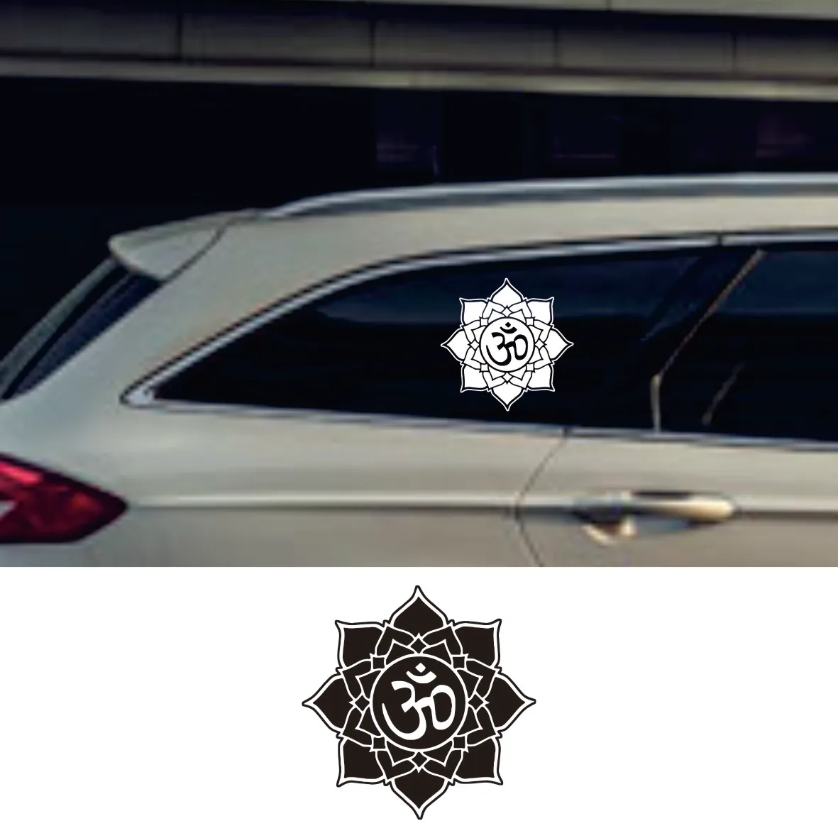 

Om Aum Lotus Orgonite Car Stickers Motorcycle Decal Waterproof Car Styling Car Accessories Pegatinas Para Coche