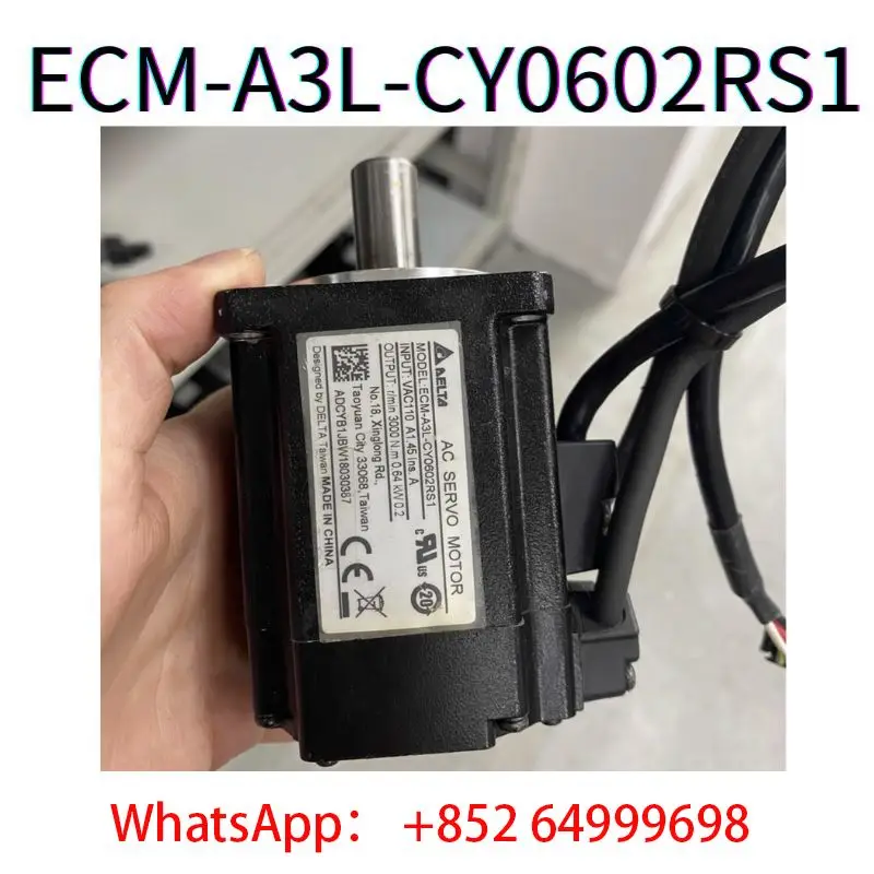 

second-hand ECM-A3L-CY0602RS1 Delta servo motor 200W tested ok