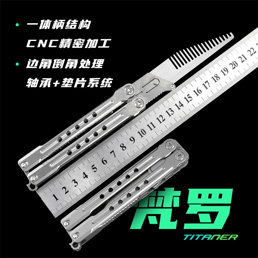 TITANER EDC Titanium Alloy Comb Multi Pocket Folding Tools for Camping Rescue Suit for CKB-2 Blade