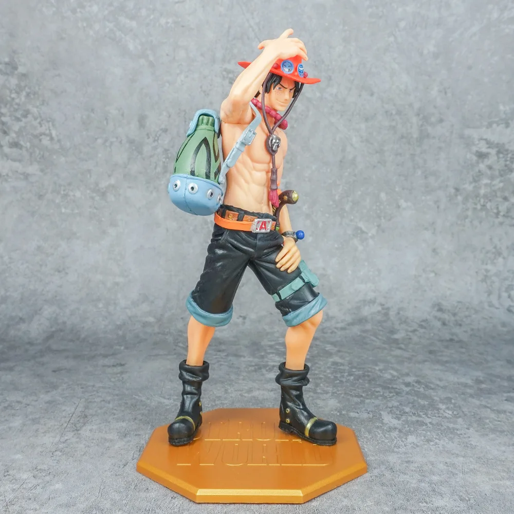 New Figure One Piece DX10th Anniversary Fire Fist Escal D Ace Luffy Brother Toys Japan Anime Collectible Figurines PVC Model Toy