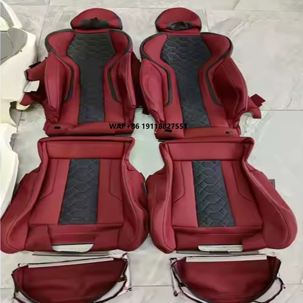 

Source Factory M3 M5 Sport Seat Cover Full Set Leather Seat Cover for X3 X4 X5 X6 X7