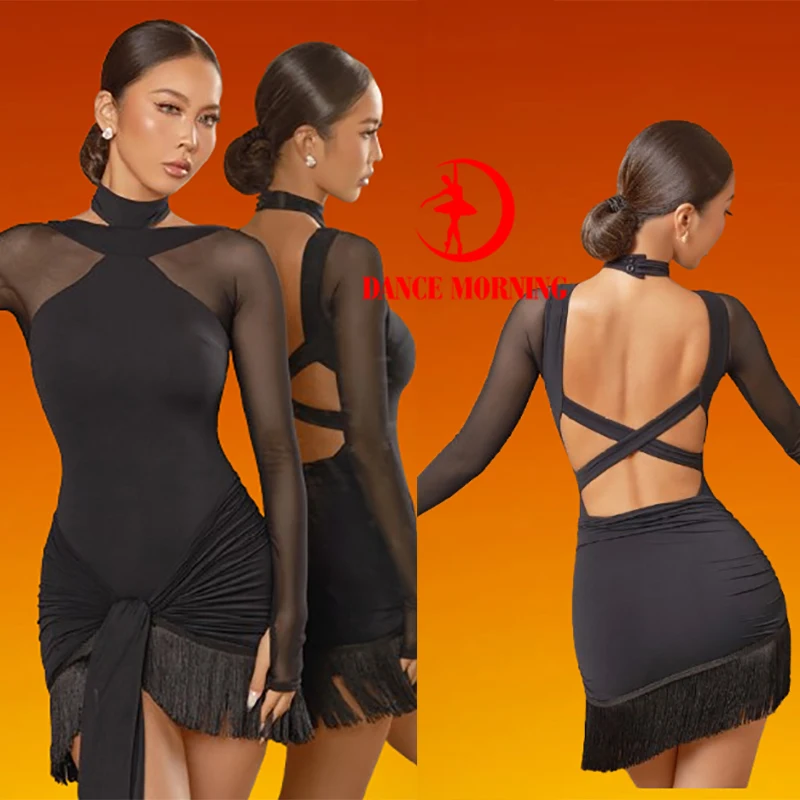 

Платье для латинских танцев, платье для латинских танцев, юбка, сальса, самба, румба, ча-ча, купальник для латинских танцев, женские платья zym 25072