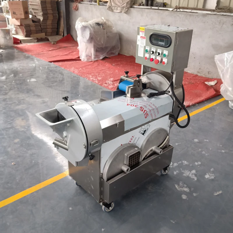 LJPJP Q100 Electric Commercial Vegetable Cutter Fully Automatic Cucumber Potato Beet Radish Shredder