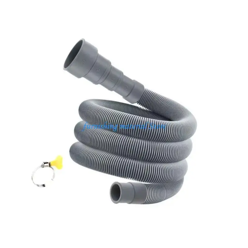 Y5GD Long Washing Machine Drainage Hose Extended Drain Hose Adjustable Length Extension Tube for Household Washer Usage