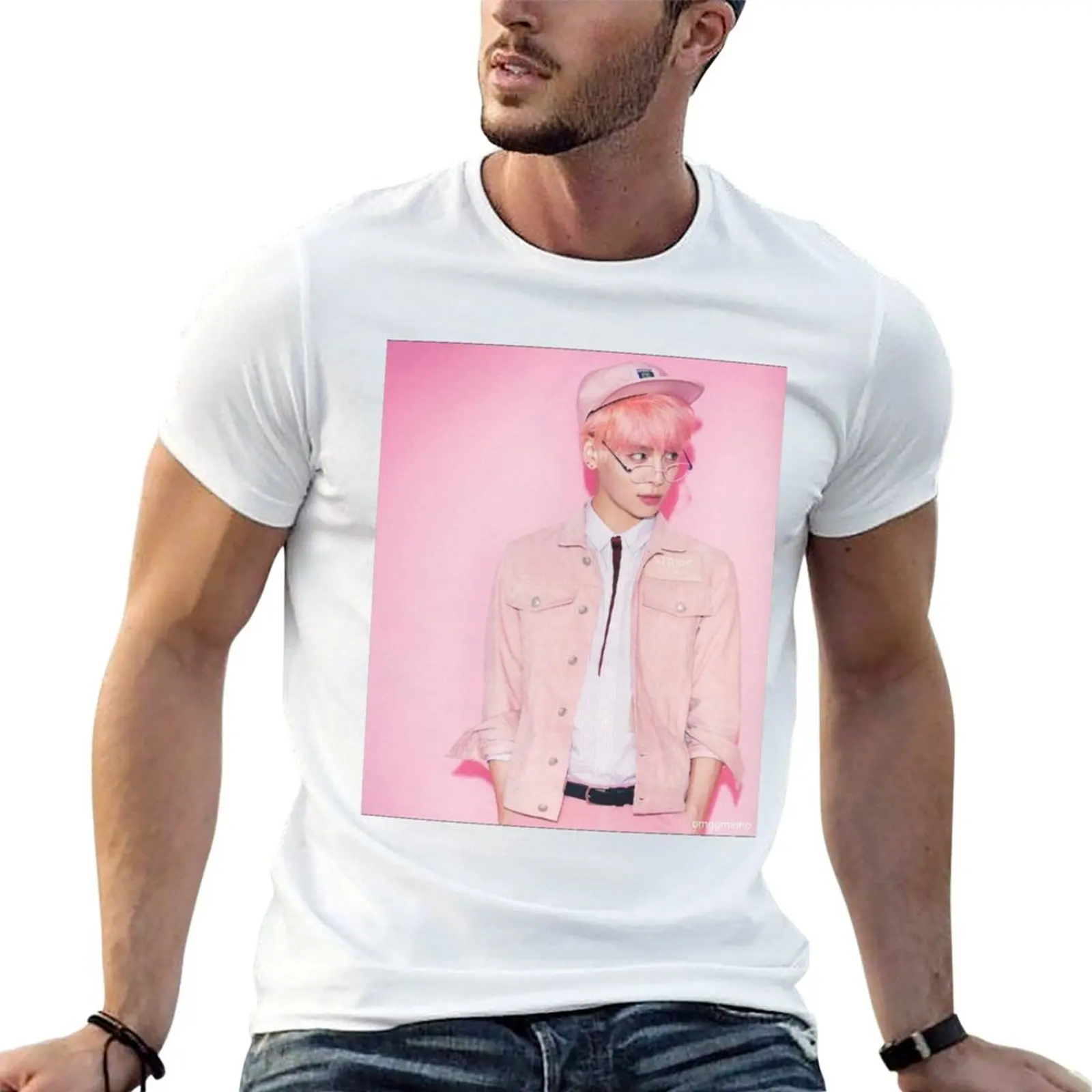 Jonghyun T-Shirt t shirts for man cotton black cotton t-shirt plain for man package t shirts for man cotton soft T-shirt