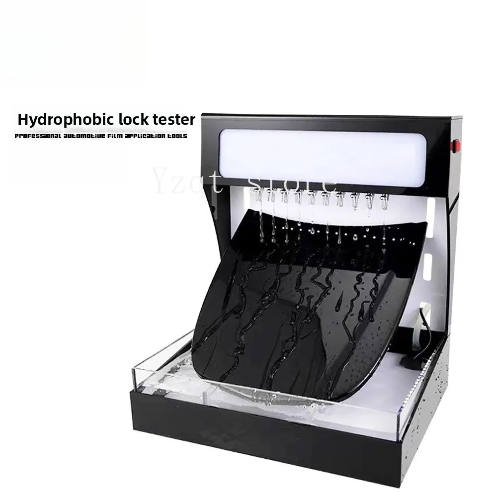 Car splashing machine, invisible car clothing hydrophobic tester, transparent film instrument, crystal plating coating display