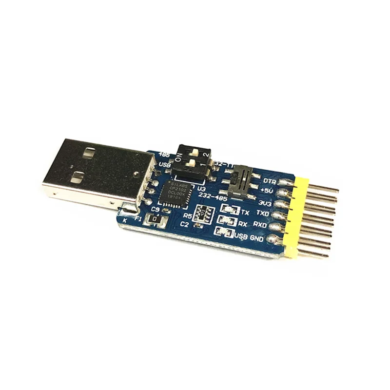 CP2102 six-in-one multifunctional serial port module usb to TTL 485 232 mutual conversion compatible with 3.3V/5V level