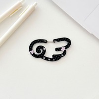 Cute Wings Shape Carabiner Keychain Portable Acrylic Keyring Hook Multifunctional Backpack Pendant Keychain Ornament