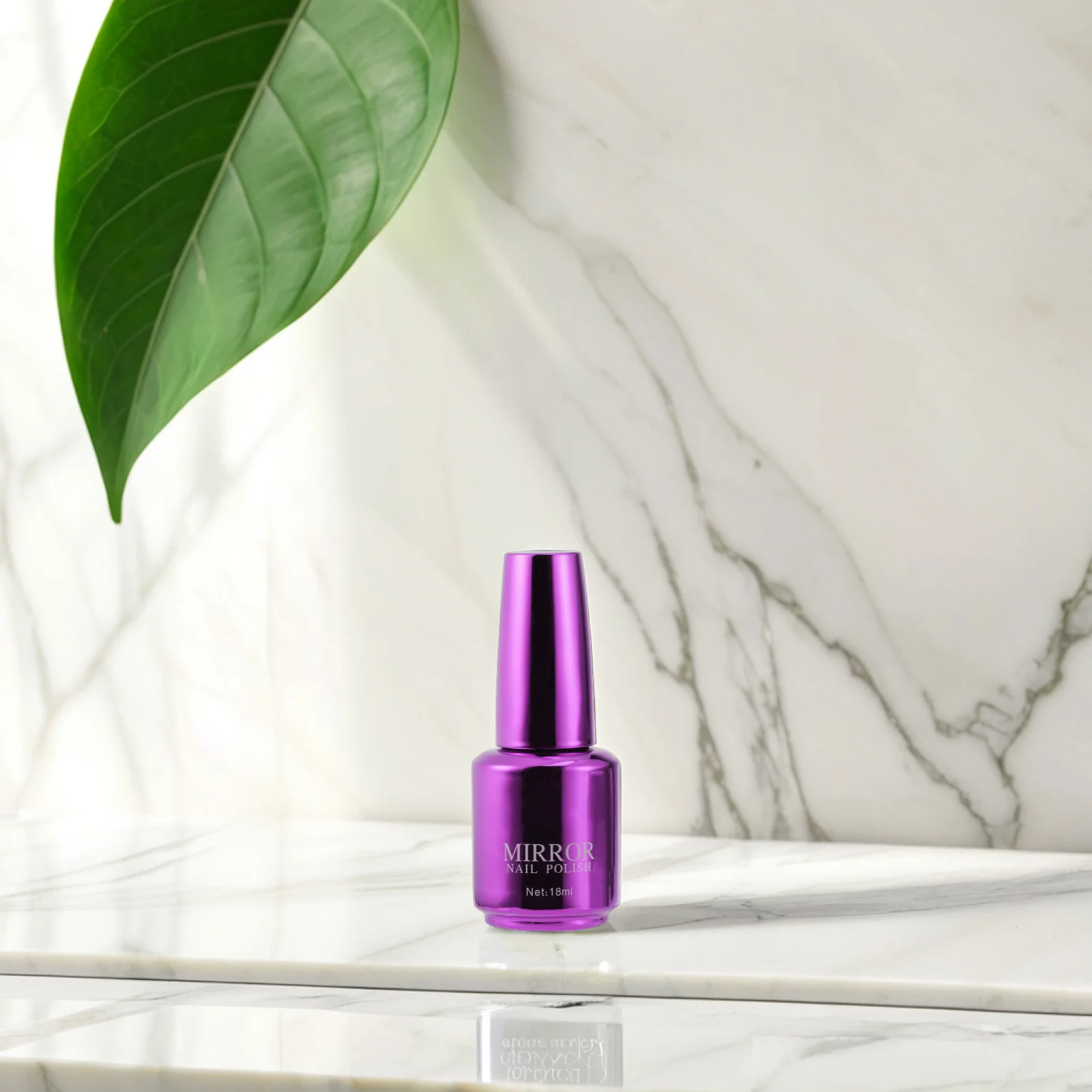 

Mirror Nail Polish Gel Eco Friendly Non Toxic Quick Dry Women Manicure Tools Custom Bottle Luminous Varnish Props