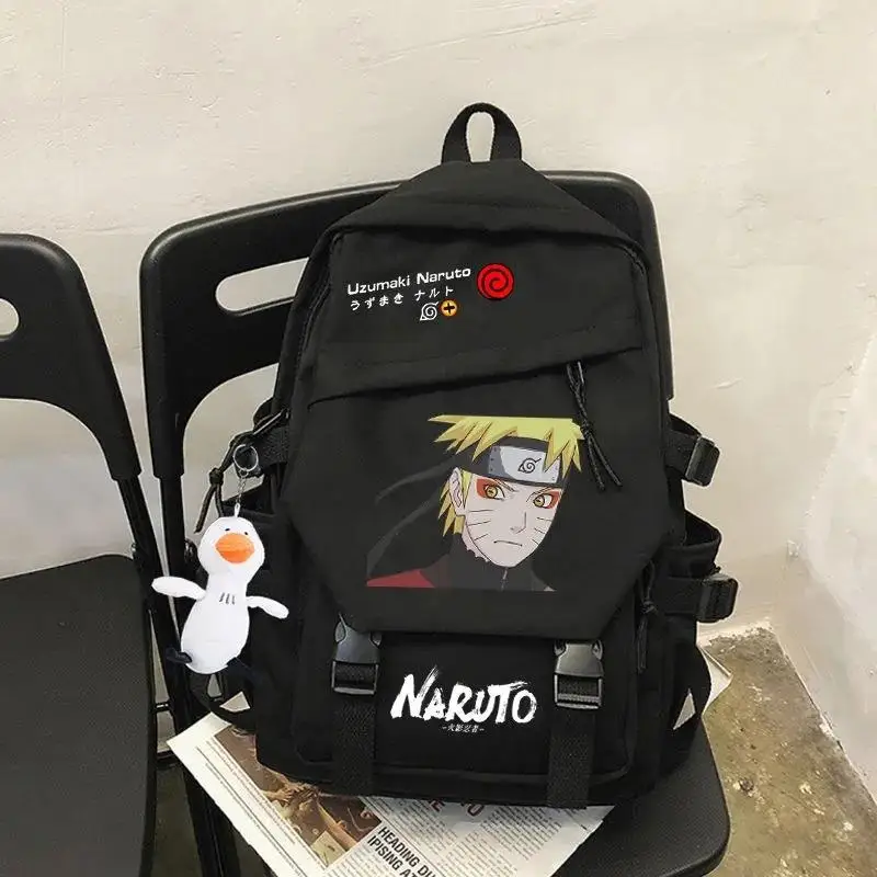 

Naruto New Cartoon Student Schoolbag Stain-Resistant Waterproof Leisure Lightweight Shoulder Pad Large Capacity Backpack