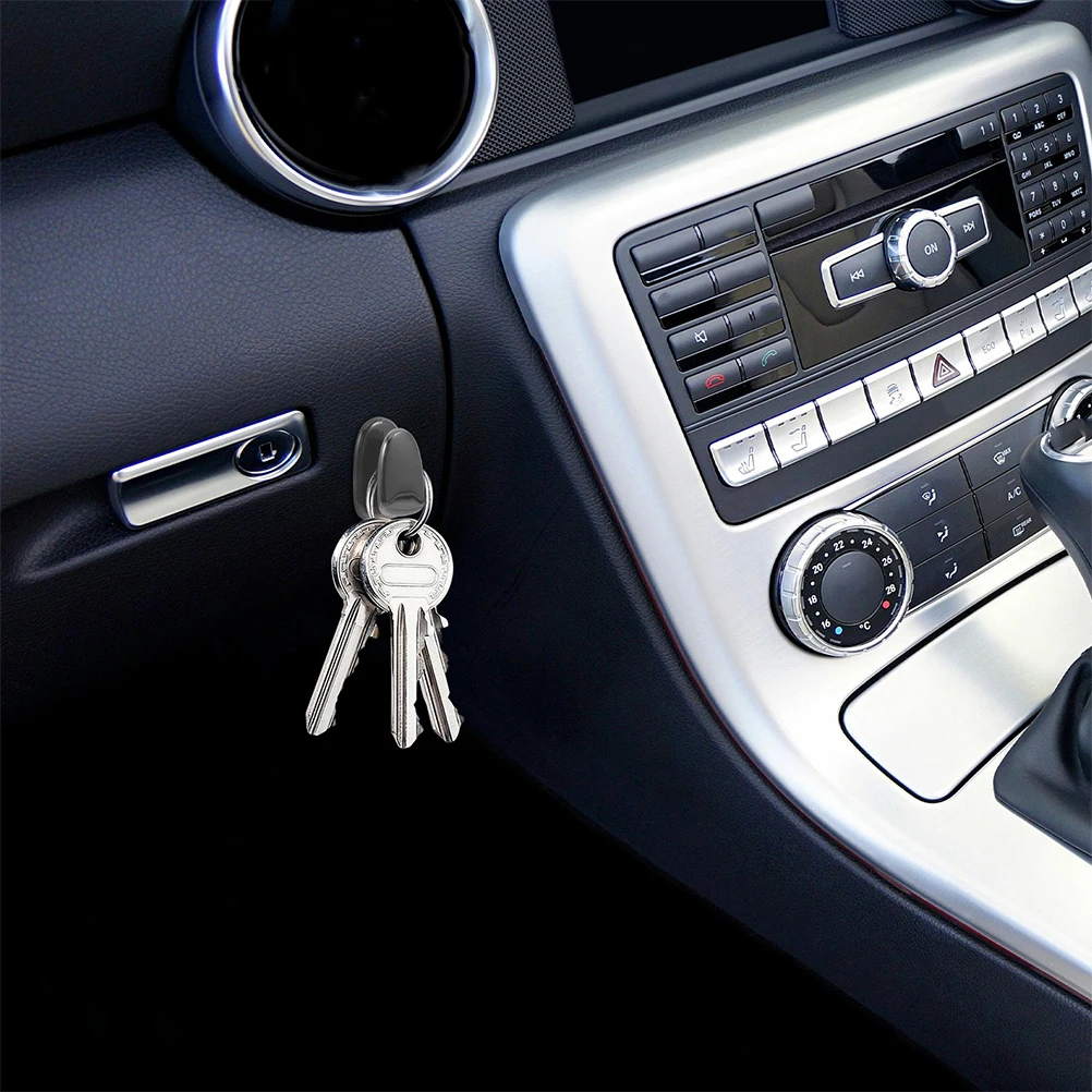 

4pcs Car Mini Hooks Adhesive Auto Interior Accessories Stick on Key Holder for Vehicle Headrest Small Hooks Zinc Alloy