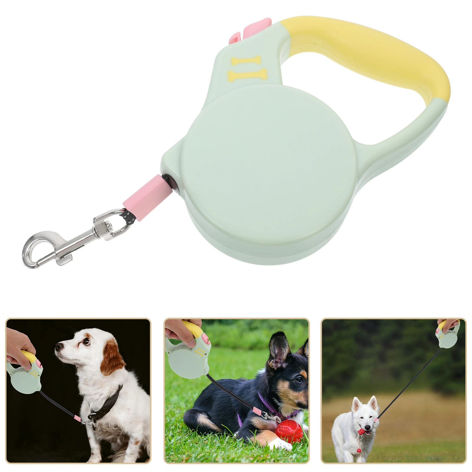 

Retractable Dog Leash Extendable for Small Dogs Long Lead Pet Running Automatic Retractable Leash Durable Nylon Outdoor Use