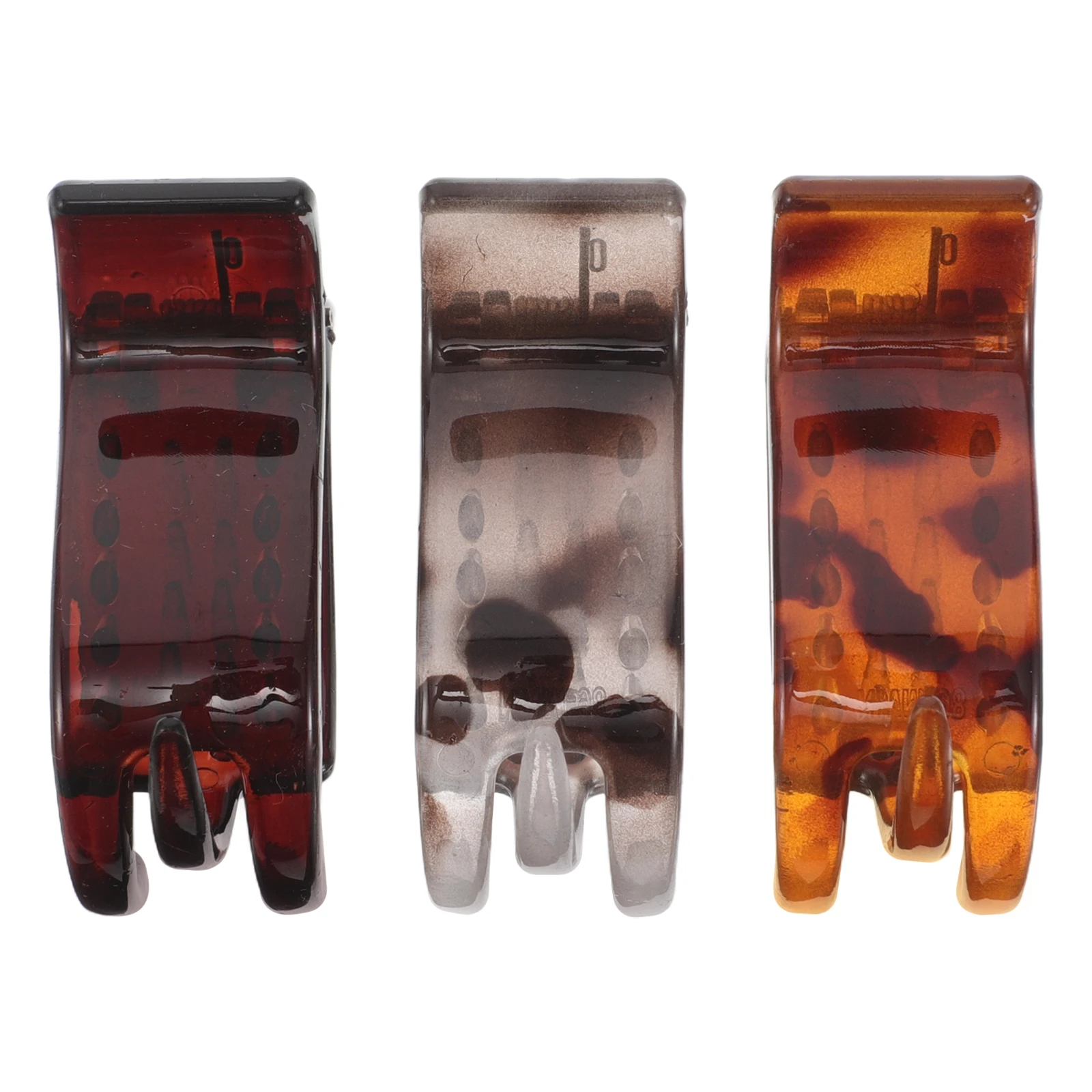 

3pcs High Ponytail Claw Women Non-Slip Ponytail Holders Stylish Half Up Bun Clips Durable Fashionable Barrettes For Thick Long