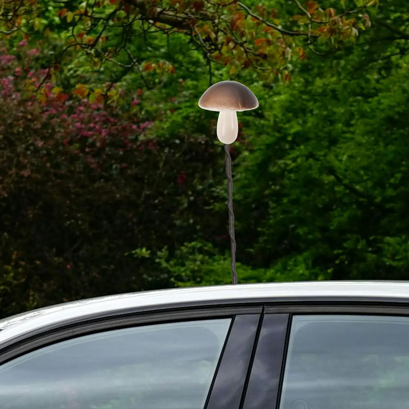 

Mushroom Roof Decoration Car Antenna Toppers Plastic Exterior nament for Cars Realistic Design Durable Materials St Out Vehicle