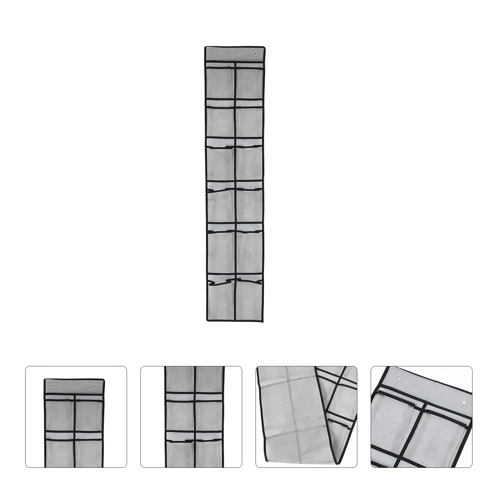 

Premium Material Door Back Hanging Bag Wall Storage Pouch Simple Design Multi Gird Organizer for Living Room Study