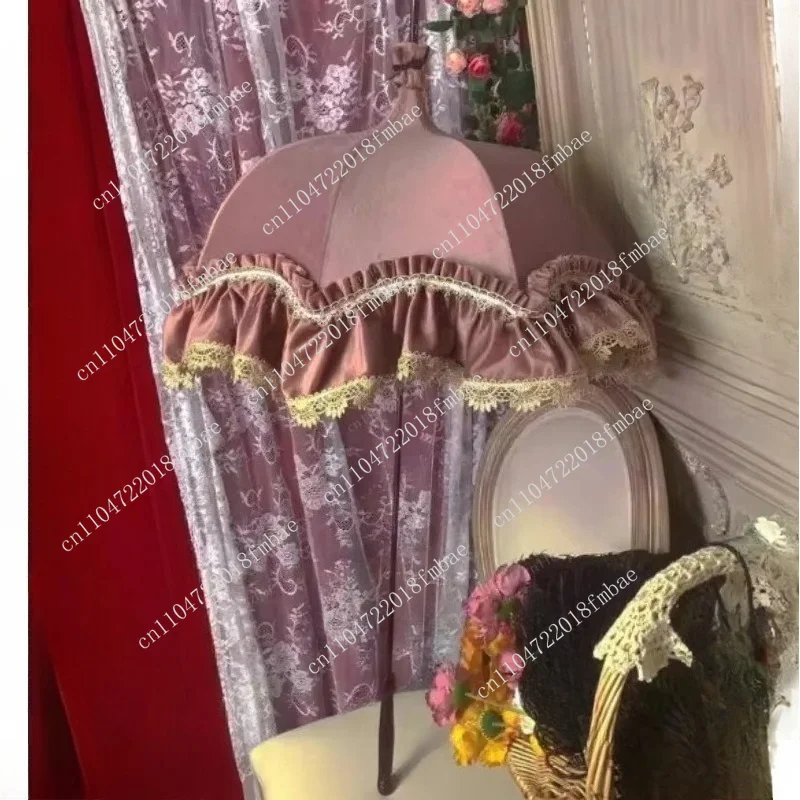 Umbrella Handmade Imitation Antique Vintag Lolita Lo Flower Wedding Photography Small Ocean Umbrella
