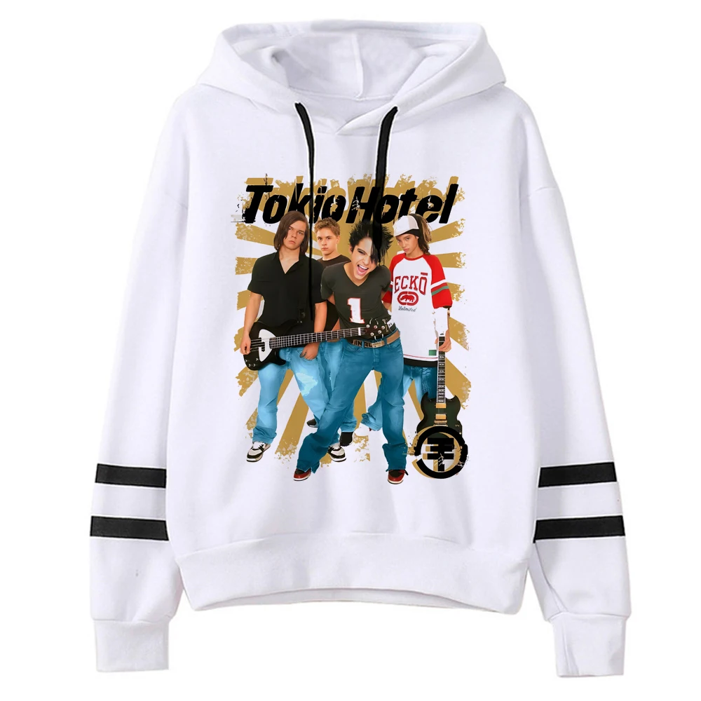 Tom Kaulitz Tokio Hotel hoodies women 90s y2k aesthetic graphic tracksuit women Winter  Pullover