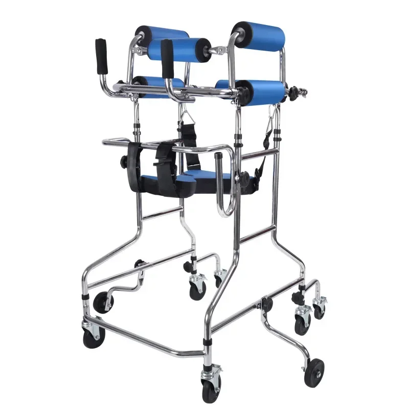 Universal Wheel Adult Walker Leg Training Assisted Elderly Walker Stroke Hemiplegia Rehabilitation