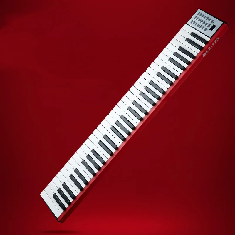 MLS‑118 61‑Key Hand Roll Piano Portable Folding Electronic Keyboard for Novice Children Adults Professional Home Travel Practice