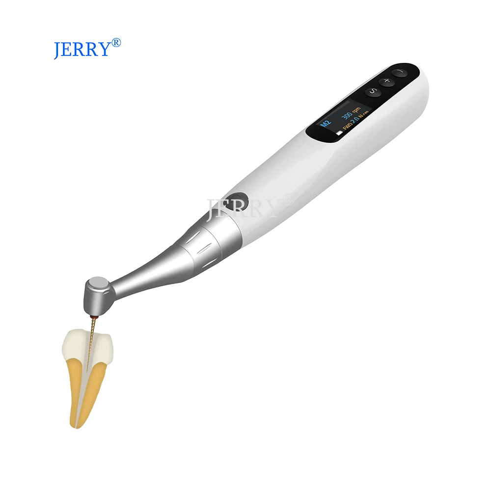 Jerry medical wireless d ental endo motor with 10 memory model & d ental files system d ental endodontic motor without apex loca