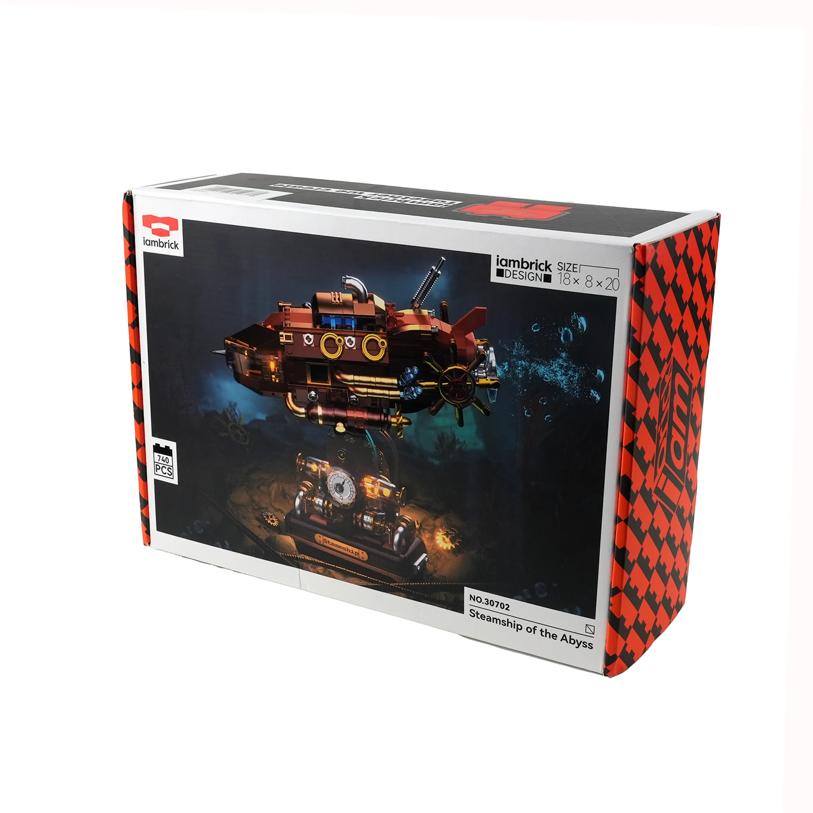 30702 modèle de bateau à vapeur de haute mer 740 pièces ensemble de blocs de construction modèles MOC jouets techniques de bricolage pour cadeaux de noël