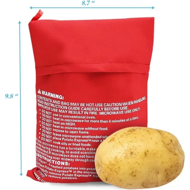 Microwave Potato Bag Reusable Microwave Cooker Bag Microwave Potato Cooker Bag Baked Potato Cooker Kitchen Accessories Tool - view 2