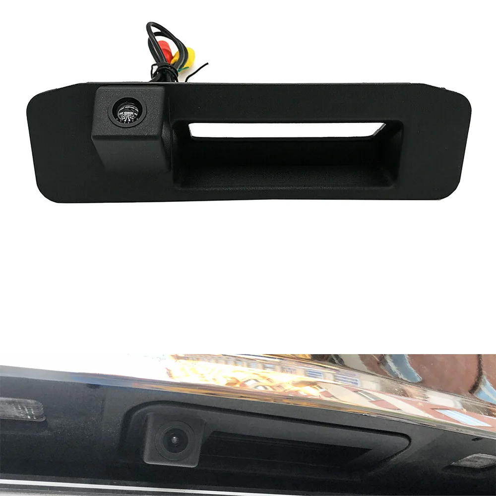 Trunk Handle Rear View Camera for Mercedes Benz W176 W166 X166 W167 X156 X253 C117 X117 X204 W/Trajectory Tracks Line