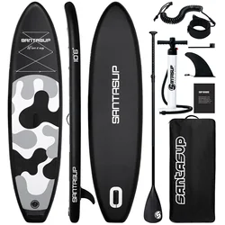 SUP Board Suits Inflatable Stand Up Paddle Boards 10 ft 6 in with Premium SUP Paddle Board Accessories, Wide Stable Design