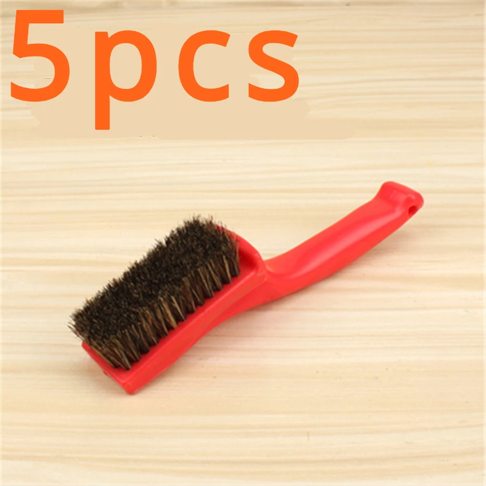 5pcs Brush wenwan brush large  long handle soft walnut walnut olive bodhi manual mane brush