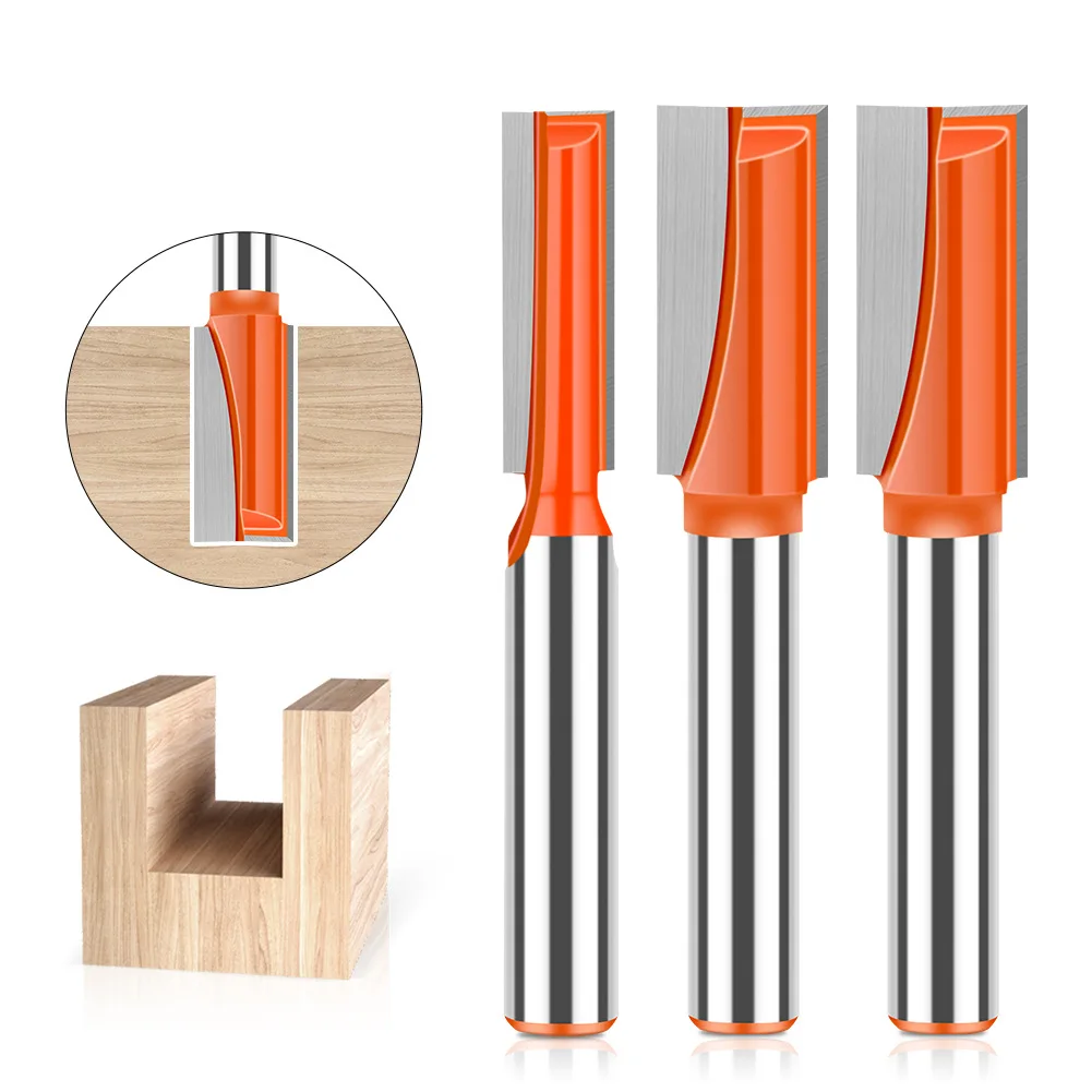 

1 шт., 1/4 дюйма, 6,35 мм, фреза с хвостовиком, резьба по дереву, деревообрабатывающие инструменты с ЧПУ, чистящая нижняя гравировальная фреза, твердосплавная фреза
