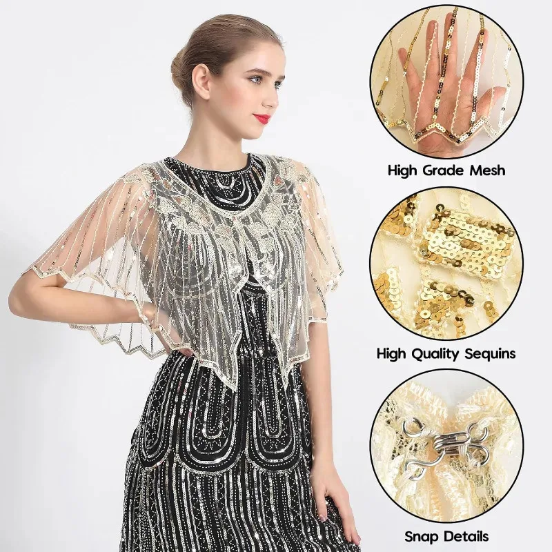 

asdh8@10 Pieces 1920s Flapper Gatsby Accessories set Fashion Roaring 20's Theme with Headband Headpiece for WomenCOSda@