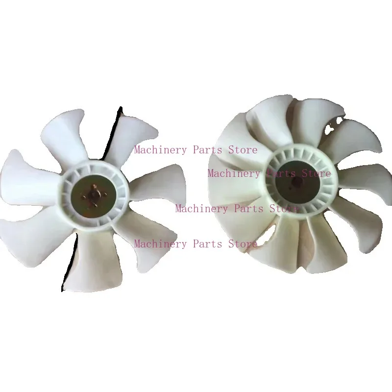 

3D84 fan blade Excavator accessories Komatsu PC30 engine water tank cooling