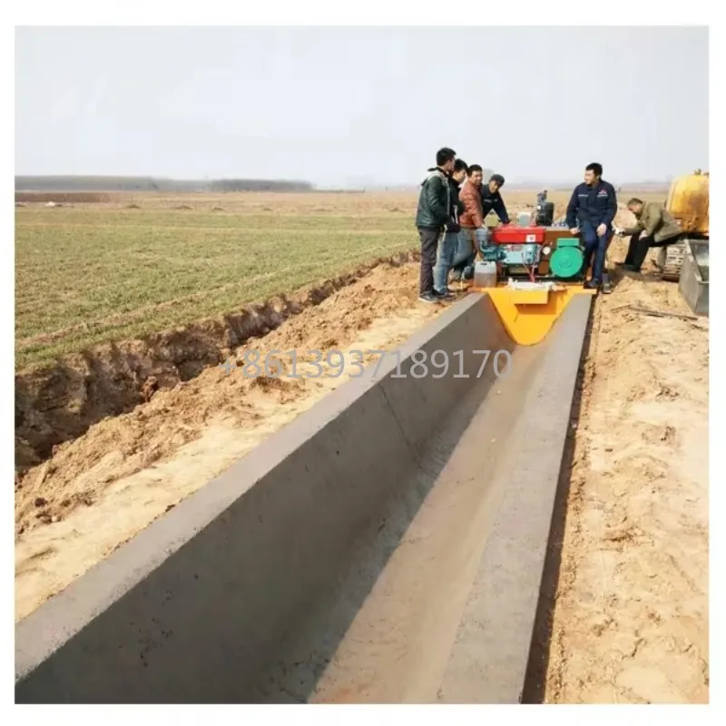 농업용 수로 제작 기계, 조경용 콘크리트 연석 기계