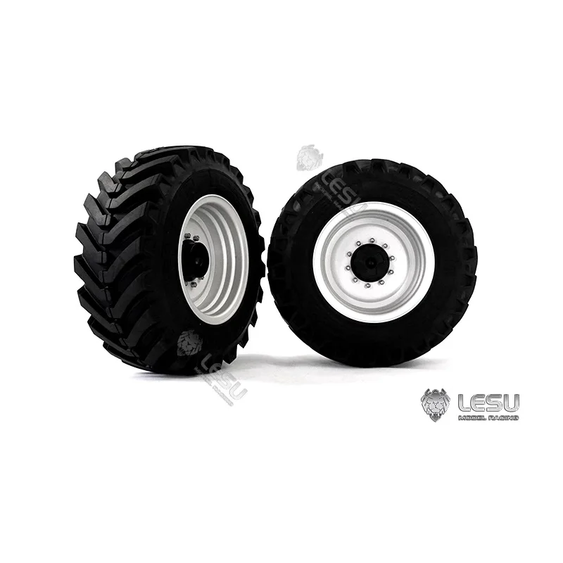 

1/14 LESU Model Accessories Simulation Truck Tires High Quality Rubber Tyres Model For LESU Backhoe Model