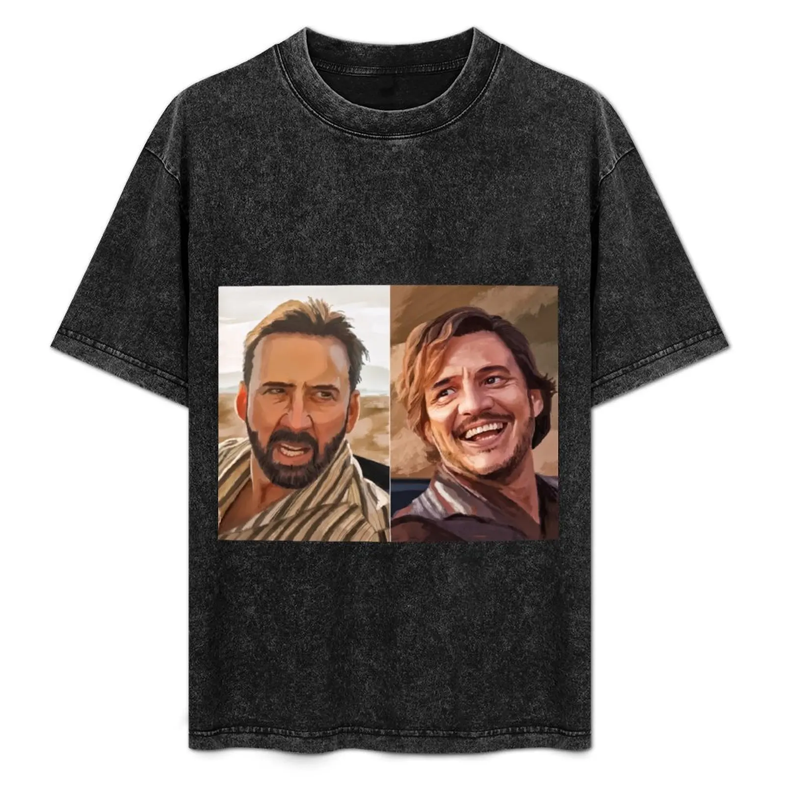

Nicolas Looking At Pedro Meme T-Shirt Casual Basic Short Sleeve T-Shirt
