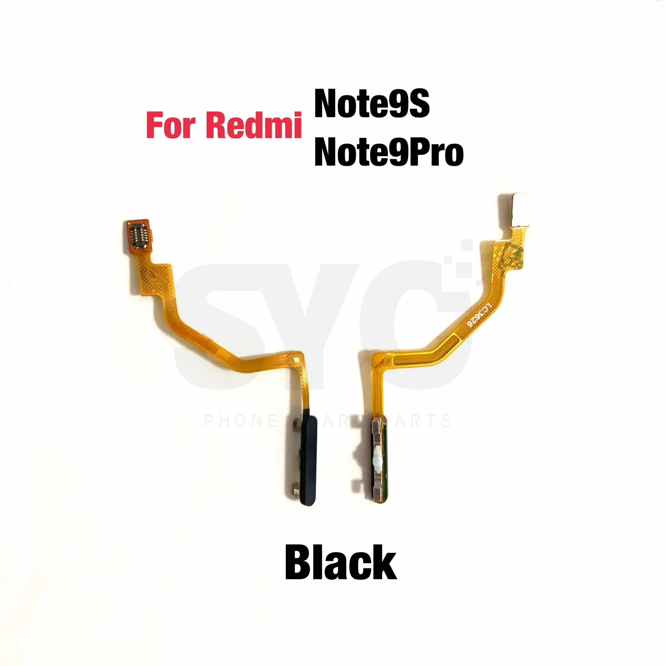 1Pcs original Fingerprint Scanner For Xiaomi Redmi Note 9 Pro Note 9S Home Button Fingerprint Menu Return Key Sensor Flex Cable