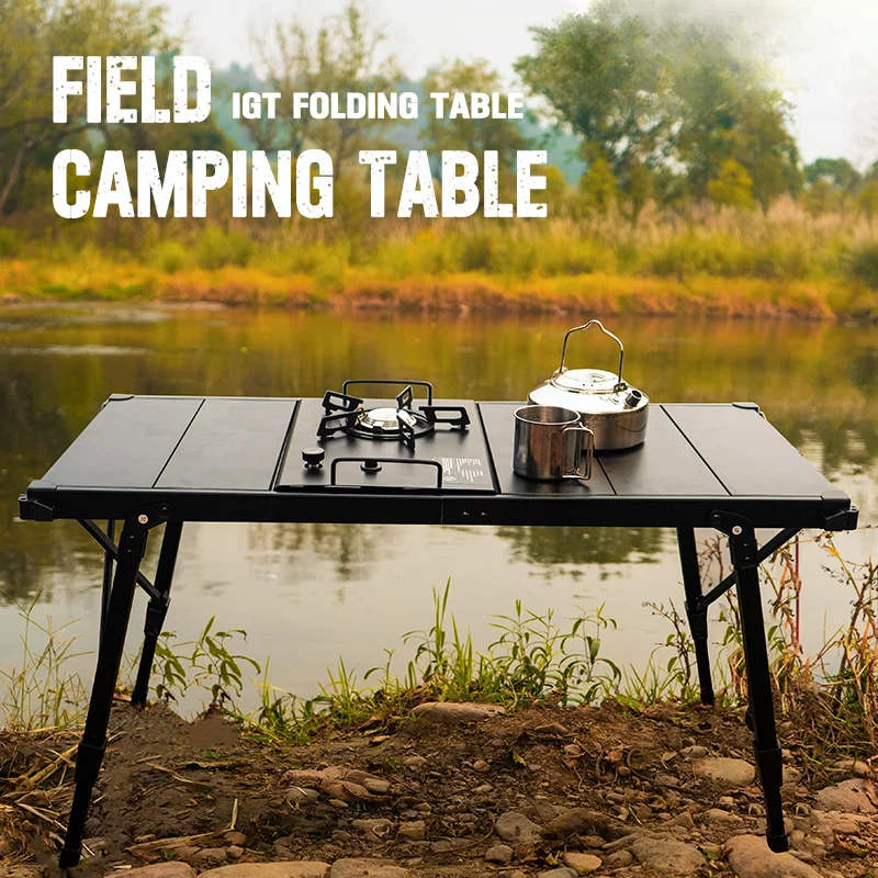 

CLS уличный алюминиевый стол для яичного рулета, складной портативный подъемный стол для пикника, барбекю