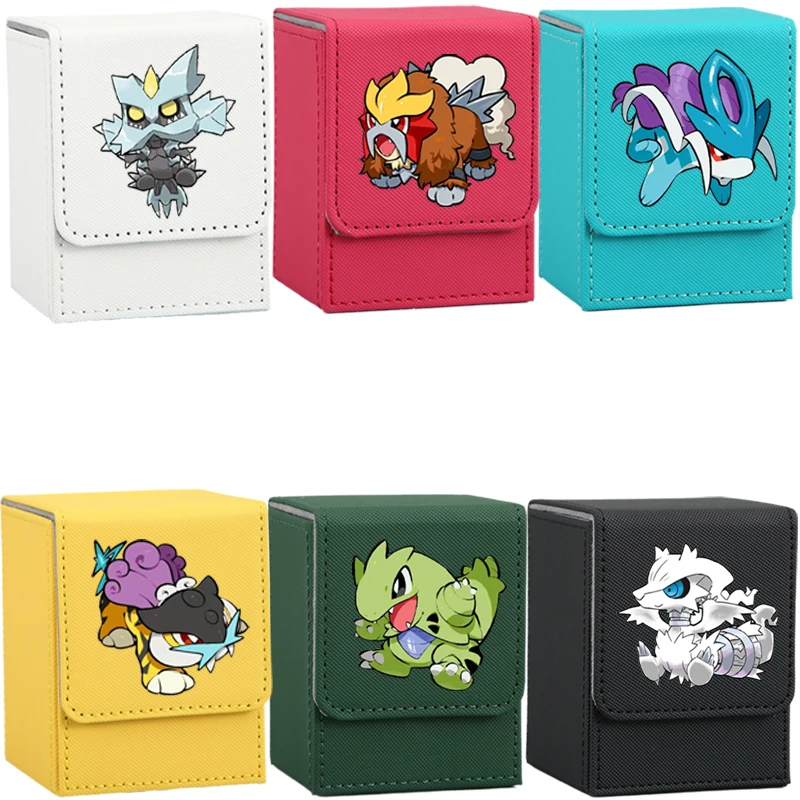 caixa-de-cartao-pokemon-besta-lendaria-entei-suicune-lugiaeshiram-raikou-tyranitar-mewtwo-anime-tcg-ptcg-caixa-de-armazenamento-de-cartao-comercial