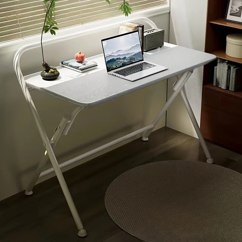 Student Study Table 24 Inch Foldable Desk, Foldable Study Table for Books, Computer or Other Items Organization