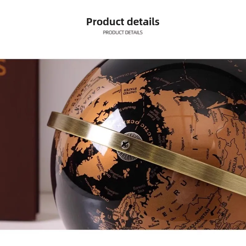 Metal Rotating Globe – Desktop Decor for Home & Office 5