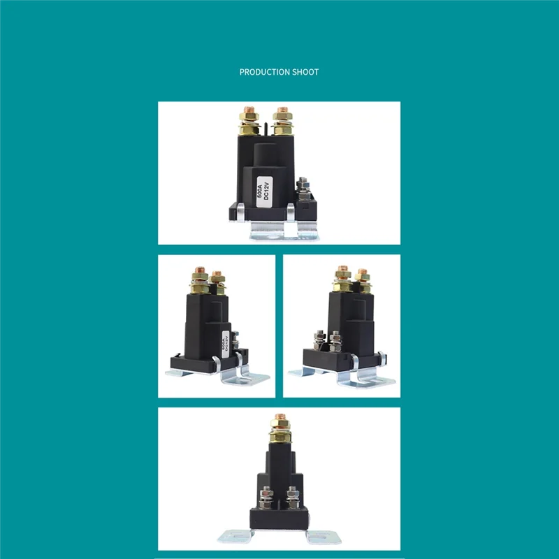 

12V 500A Relay Car Start Switch Dual Battery Isolator Relay Start On/Off 4 Pin 500A 12V For Car Power Switch-X59A