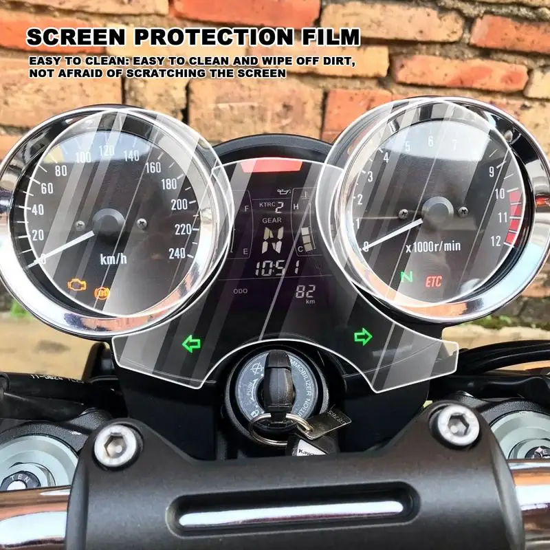 Anti Scratch Motorcycle Speedometer Sticker Dashboard Film Protector Decals For Z900RS Z900RS Cafe 18-20 With Tool