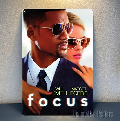 Will Smith Margon Robbie Movie Metal Poster - Tin Sign 20x30cm -aluminum