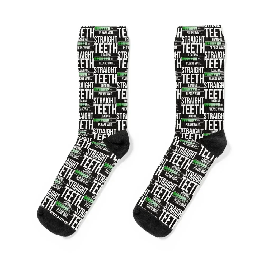 

Funny Orthodontic For Men Women Orthodontist Dental Braces Premium . Socks Non-slip winter kawaii Man Socks Women's