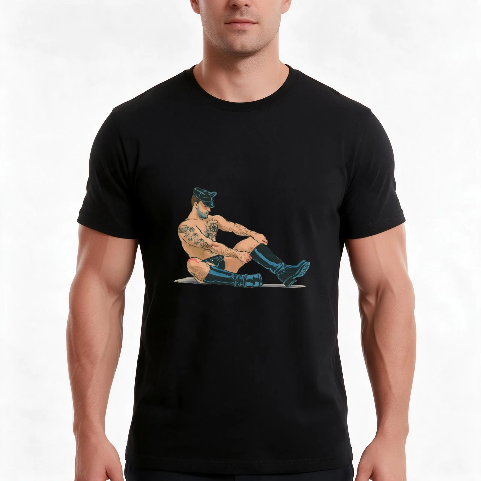 Getting Ready T-Shirt, Summer Casual Cotton Tee, Oversized Streetwear Tops, Vintage Graphic Print, Loose Fit Short Sleeve