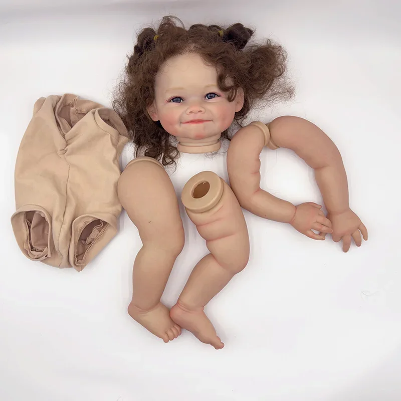 FBBD 24inch Reborn Doll Kit Raya Lifesize Toddler Limited Edition DIY Doll Parts Unfinished Painted Doll Kits image 2