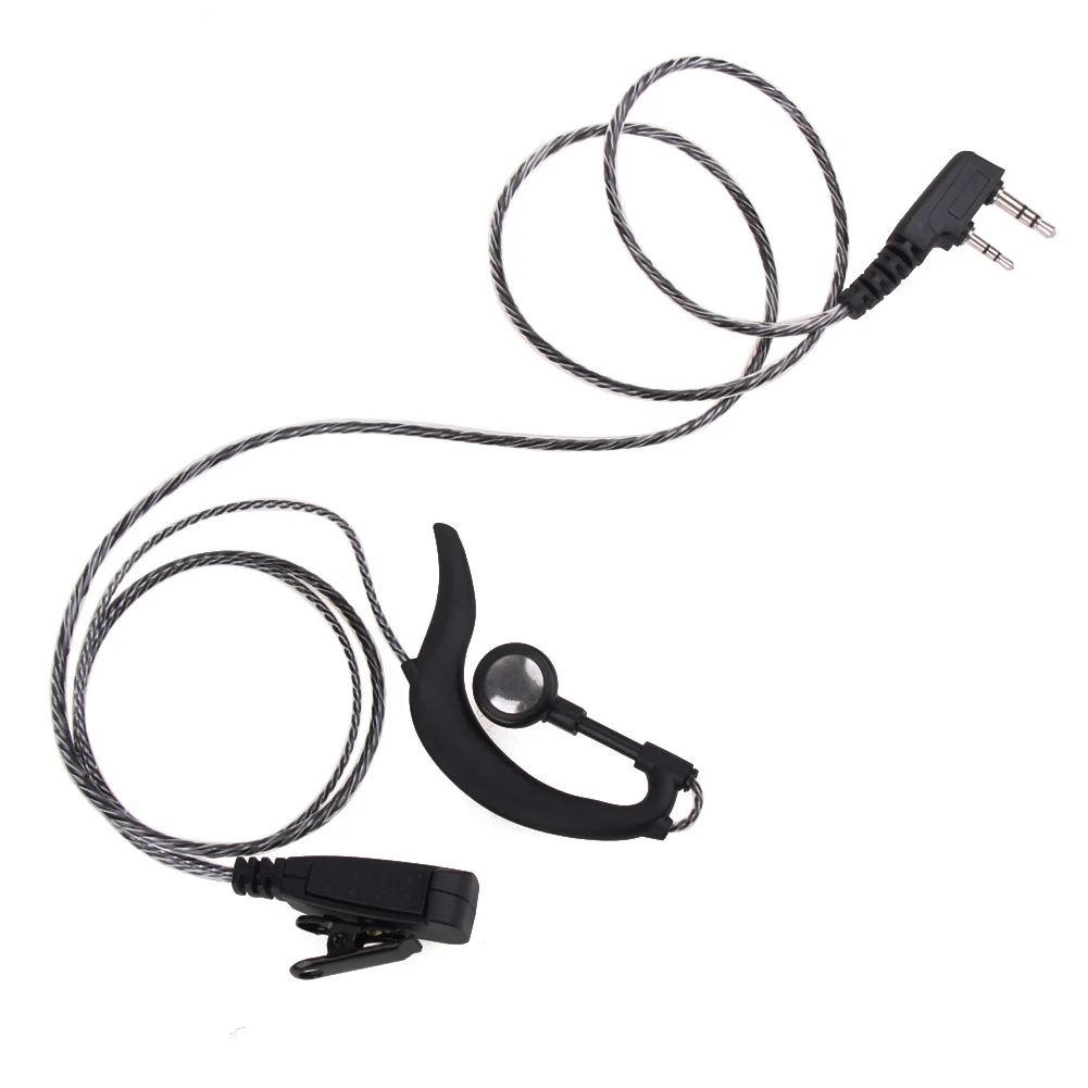 

2 Pin Earpiece Headset with PTT MIC K Type Earphone Walkie Talkie Headset Multifunctional Accessories for BAOFENG
