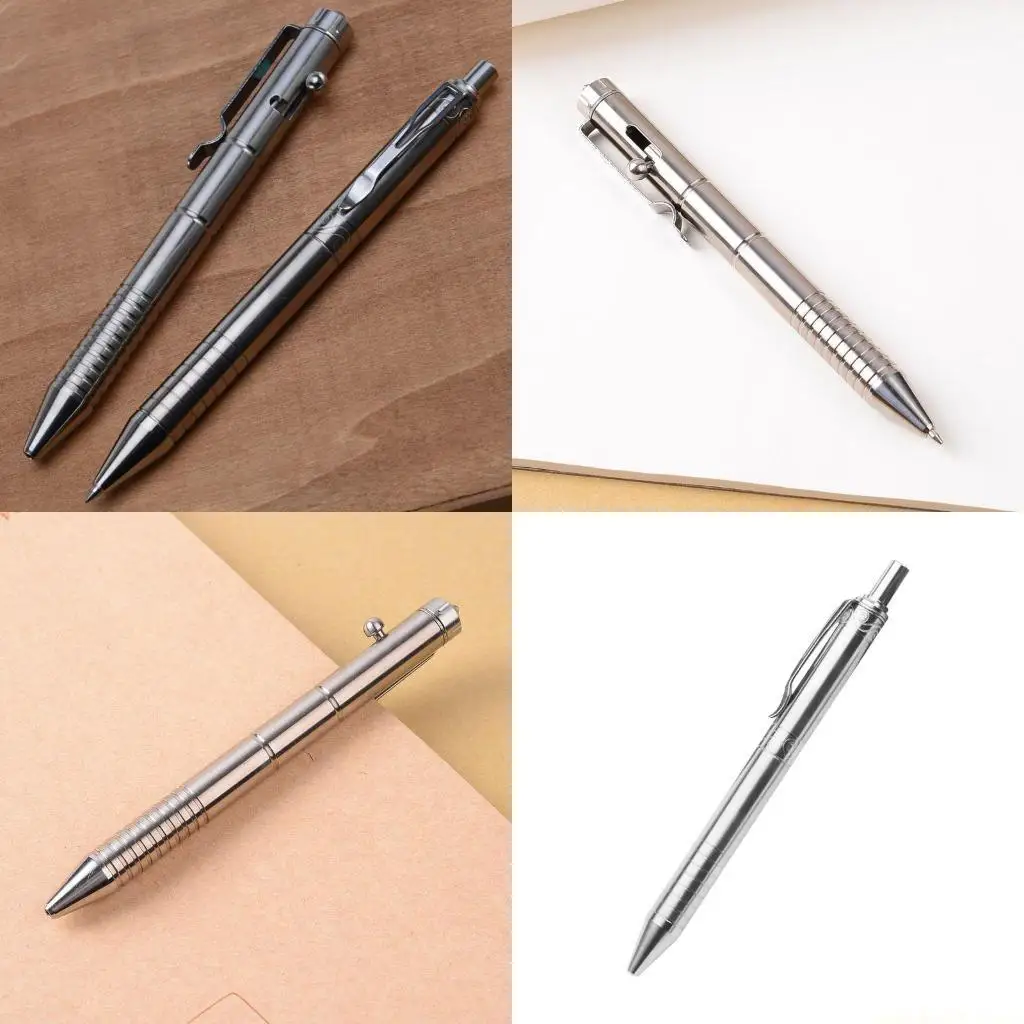 

for Titanium Alloy Gel Pen Retro Bolt Action Writing Tool School Office Stationery Supplies