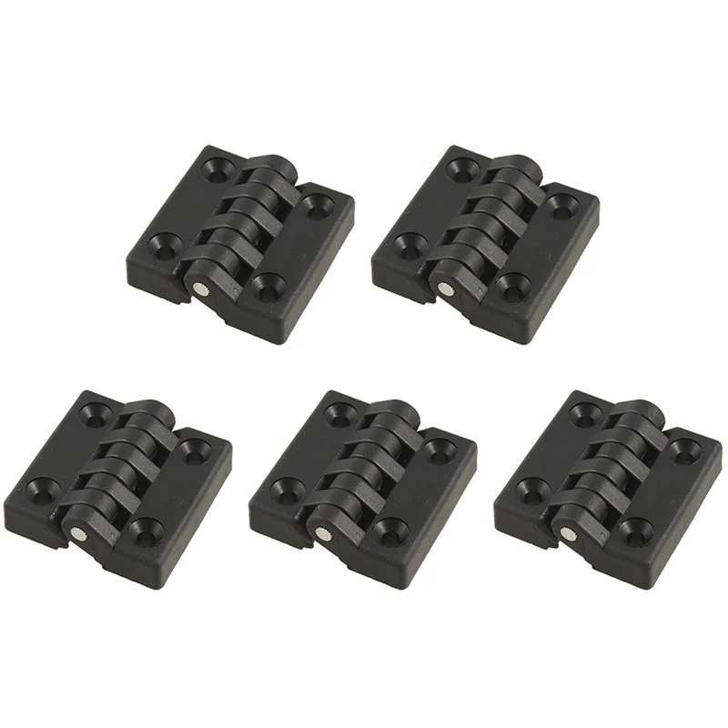 5X Hinge For Barrier, Ball Bearing, Plastic, Robust, 40 X 40 Mm-AT36