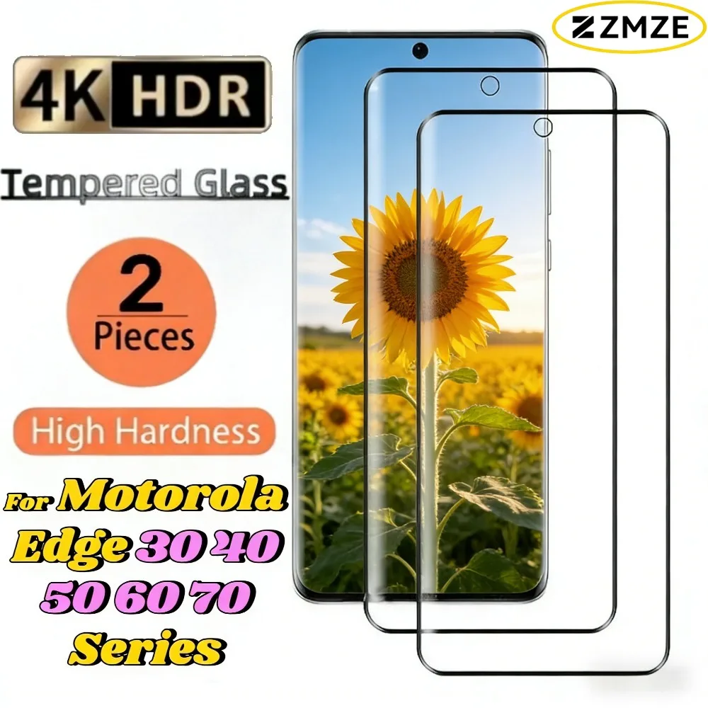 

2 шт. защитная пленка из закаленного стекла для Motorola Edge 60S 50 30 Ultra 40 Neo 70 Fusion Plus 60 50 40 Pro 60 50 30 Fusion